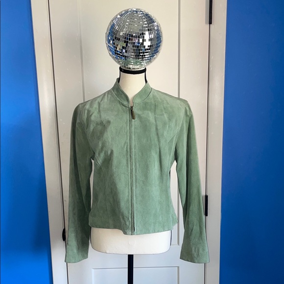 Chico's Jackets & Blazers - Chico's Sage Green Bomber Jacket